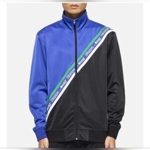 Kappa x Awake Track Jacket NY Logo Eldred Men Medium Royal Blue and Black Soccer